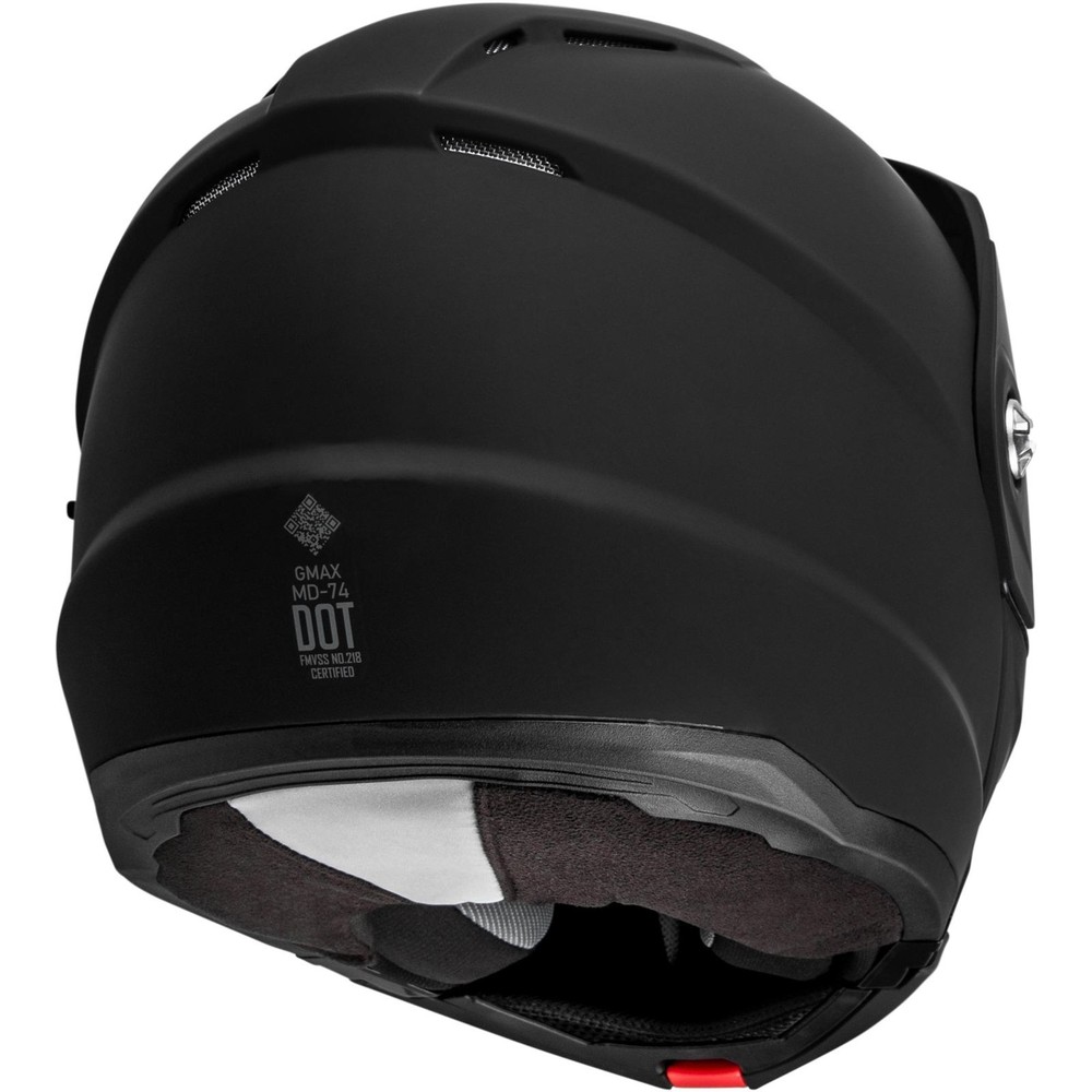 GMax MD-74 SOLID HELMETS MATTE BLACK 2X M1740078