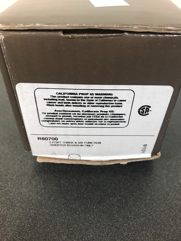 Brizo Universal Diverter Valve for 3/6 Function Trims