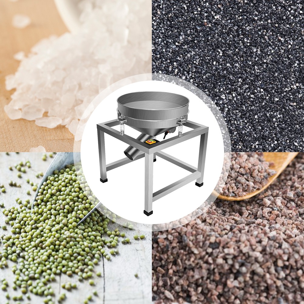 Large Automatic Sieve Shaker Sifter Machine 80 Mesh Screen 4409lbs Output