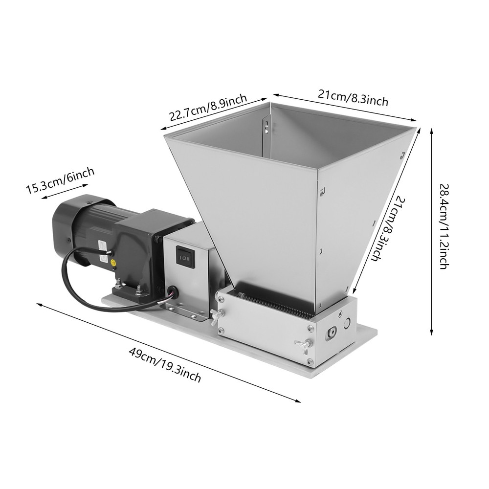 Electric Grain Grinder for Corn, Rice, Wheat, Durable Multi-Function Mill