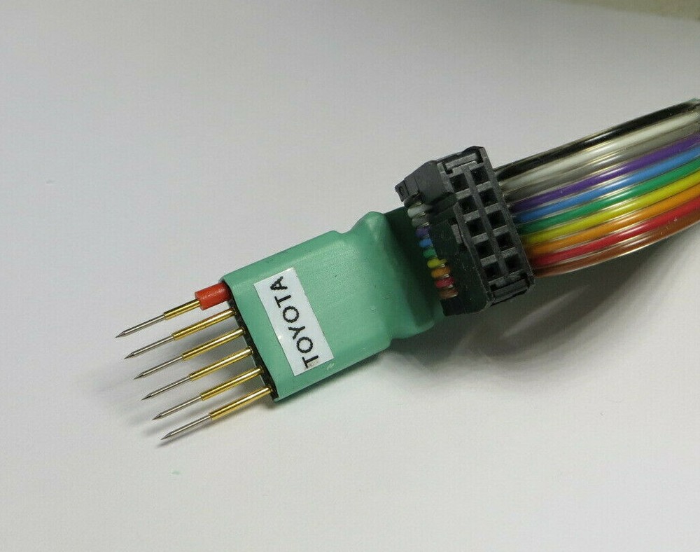 Toyota 2.54mm 6 position pogo adapter for Smelecom USAProg EEPROM Programming