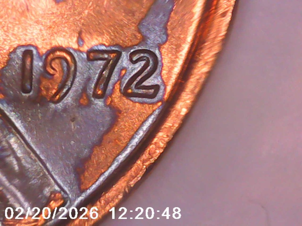 1972 Lincoln Cent Red BU Errors See Description