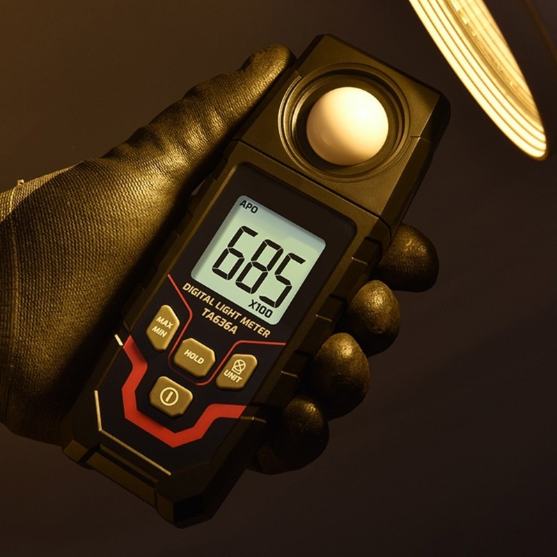 LCD Light Intensity Tester Meter for Measuring Illumination in Different Setting