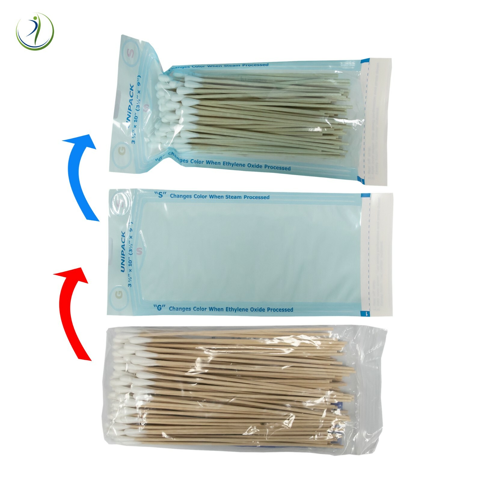 100-800 Cotton Swab Q-Tip Cleaning Applicator Tips 6" Long Autoclavable Medical