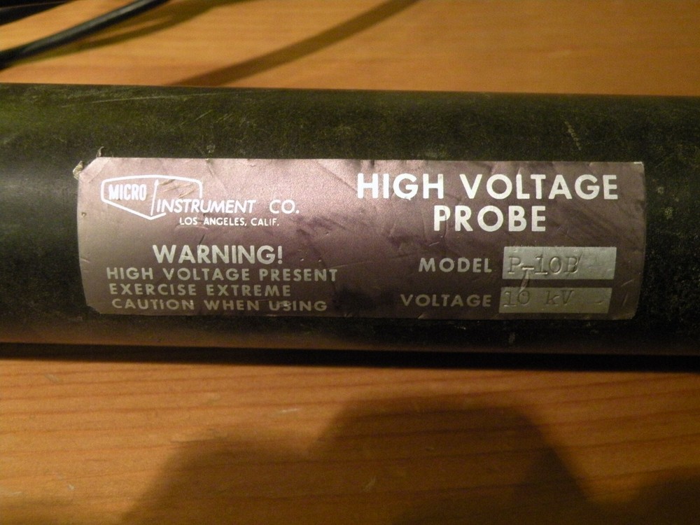 Micro Instrument P-10B Handheld High Voltage 10kV Probe Sensor