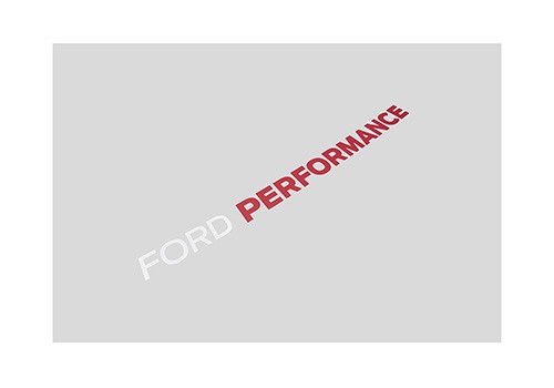 Ford Performance F-Series White/Red Windshield Banner