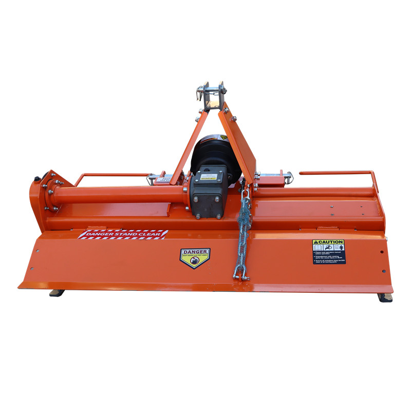 3 Point 37" Rotary Tiller Attachment Fits Cat 1 Tractor PTO Driven Work 5" Deep