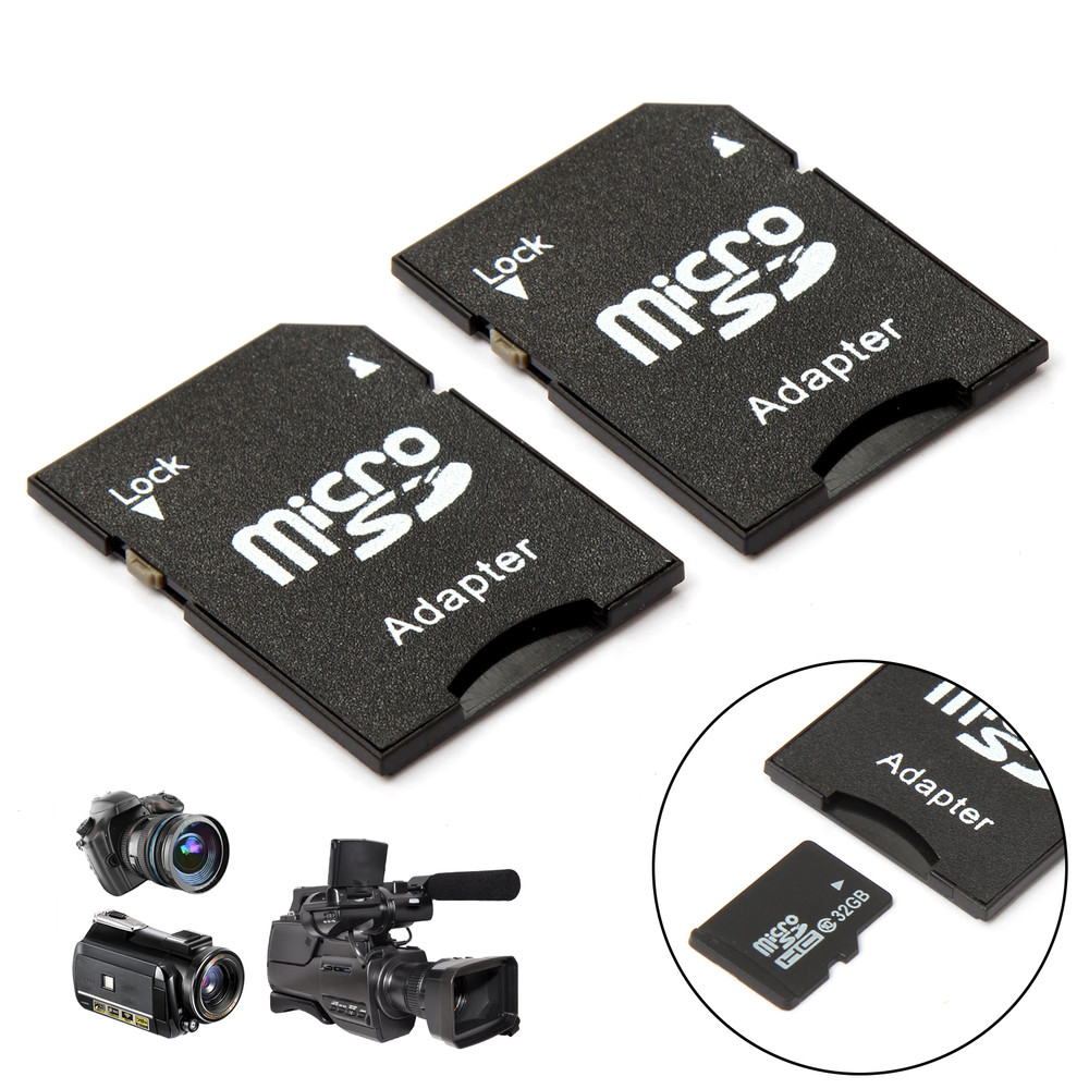 20PCS Micro SD Adapter TransFlash TF To SD SDHC Memory Card Adapter Converter