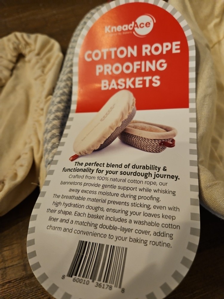 KNEAD ACE COTTON ROPE PROOFING BASKETS