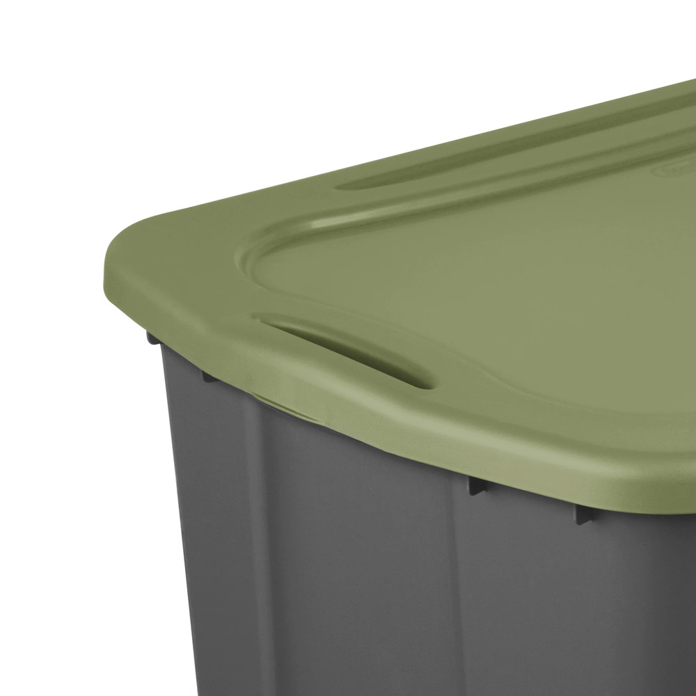 EZ Carry 30 Gallon Extra-Large Storage Bin, Plastic Storage Container with Full-