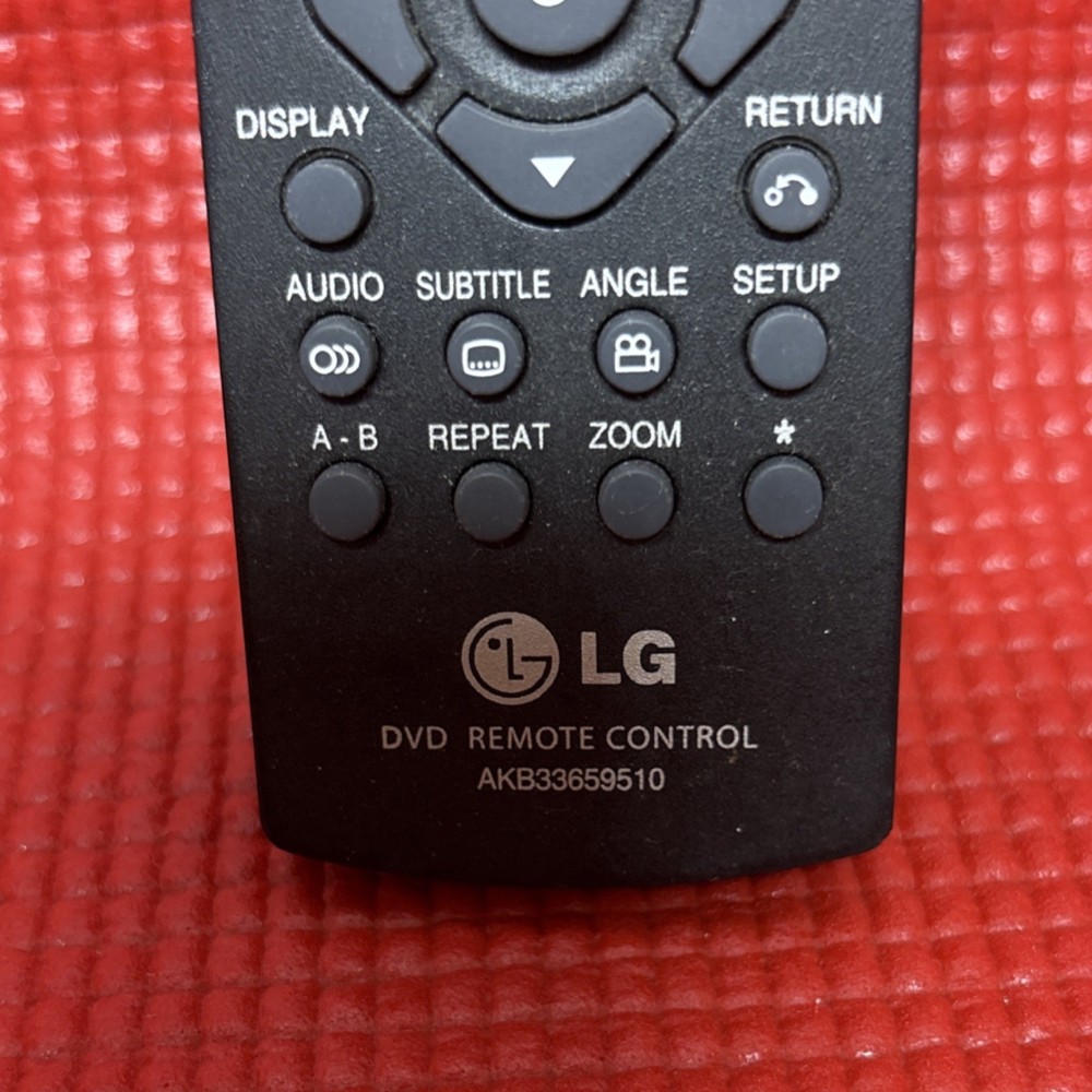 LG DVD Player Remote Control AKB33659510 Black Missing Cover