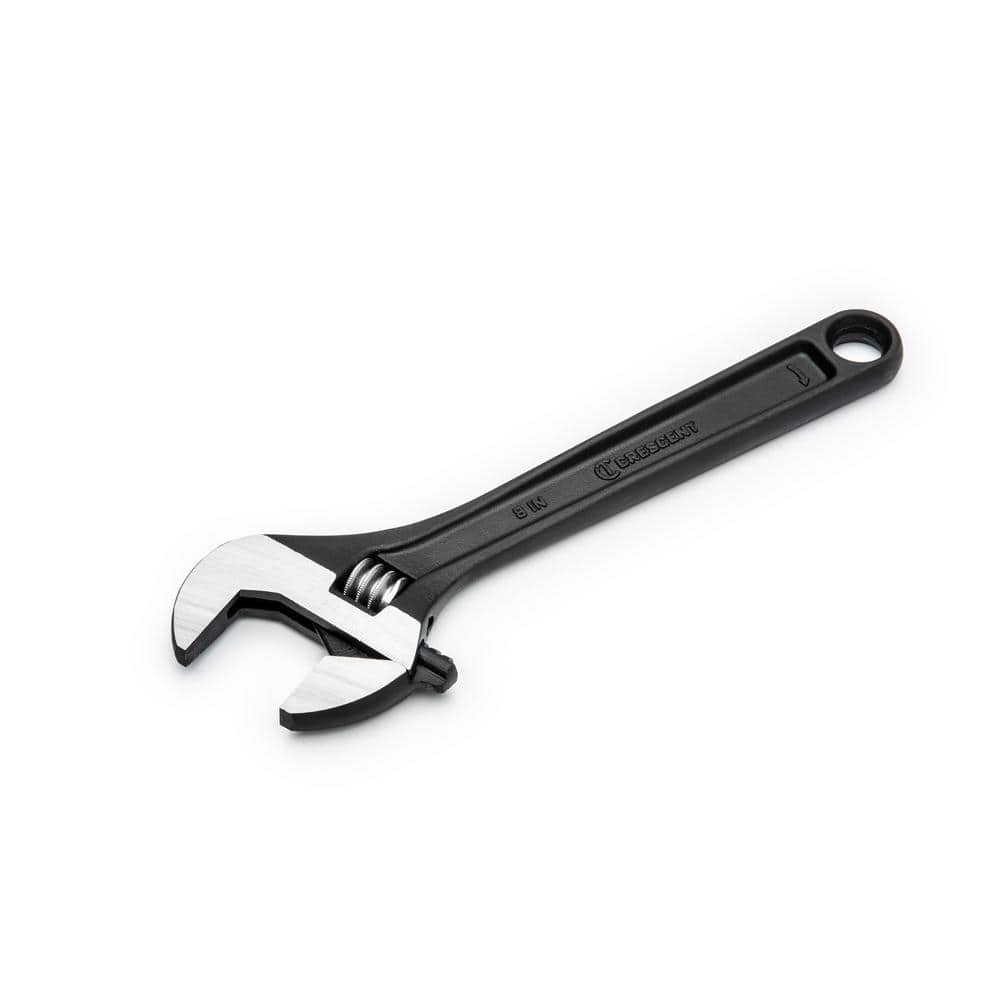 8 In. Black Oxide Adjustable Wrench