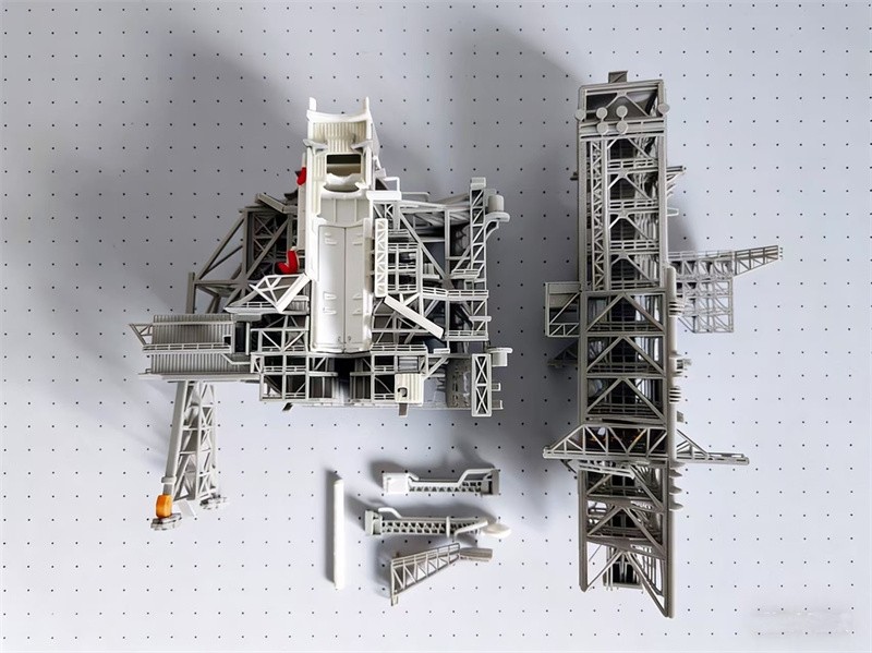 1/400 Space Shuttle on Launch PAD 3D Printing Model Builded A set