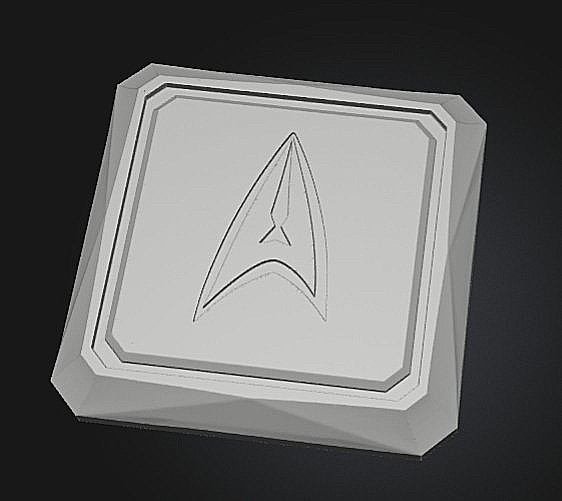 Star Trek themed square Podium base various sizes