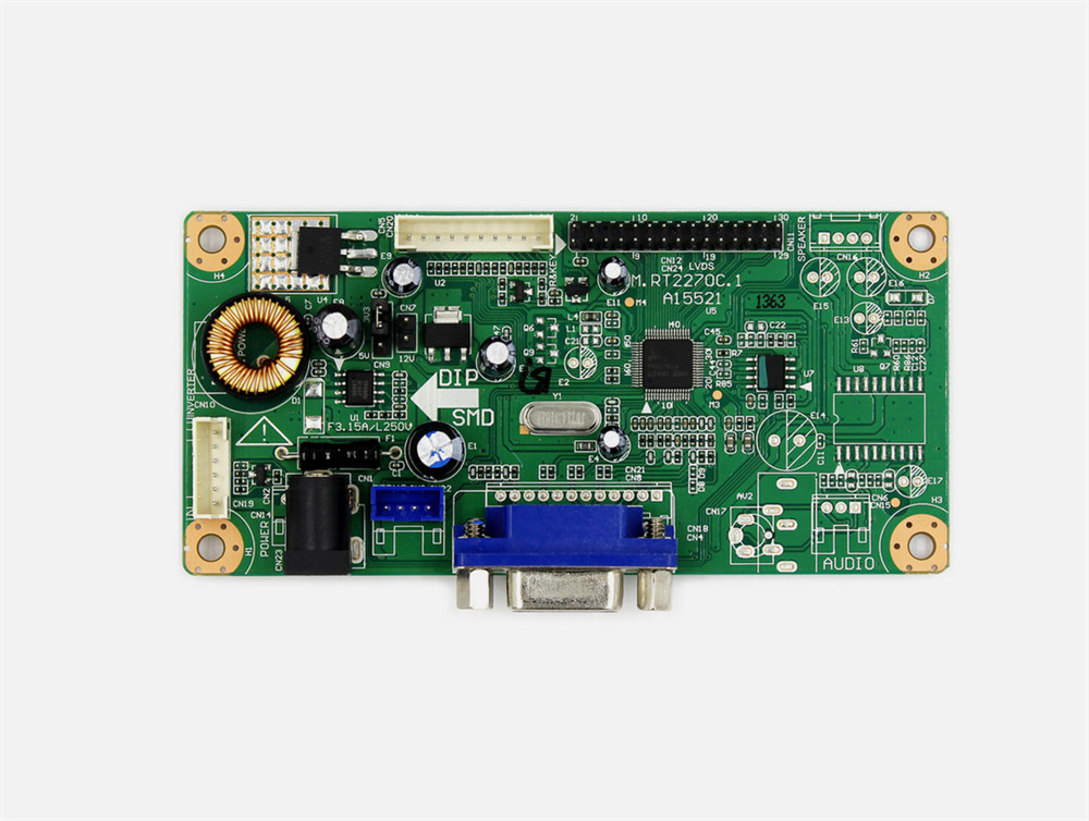 VGA LCD Controller Board With 12.1" 4:3 1024x768 LCD Screen