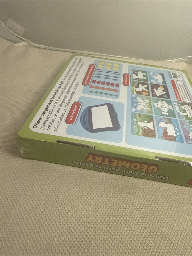 Lakeshore Geometry Light-Up Activity Center - Math Games 4 & Up Explorers Puzzle