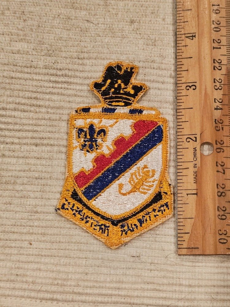 WWII US Army 161st Infantry Regiment Cut Edge Patch L@@K!!! a