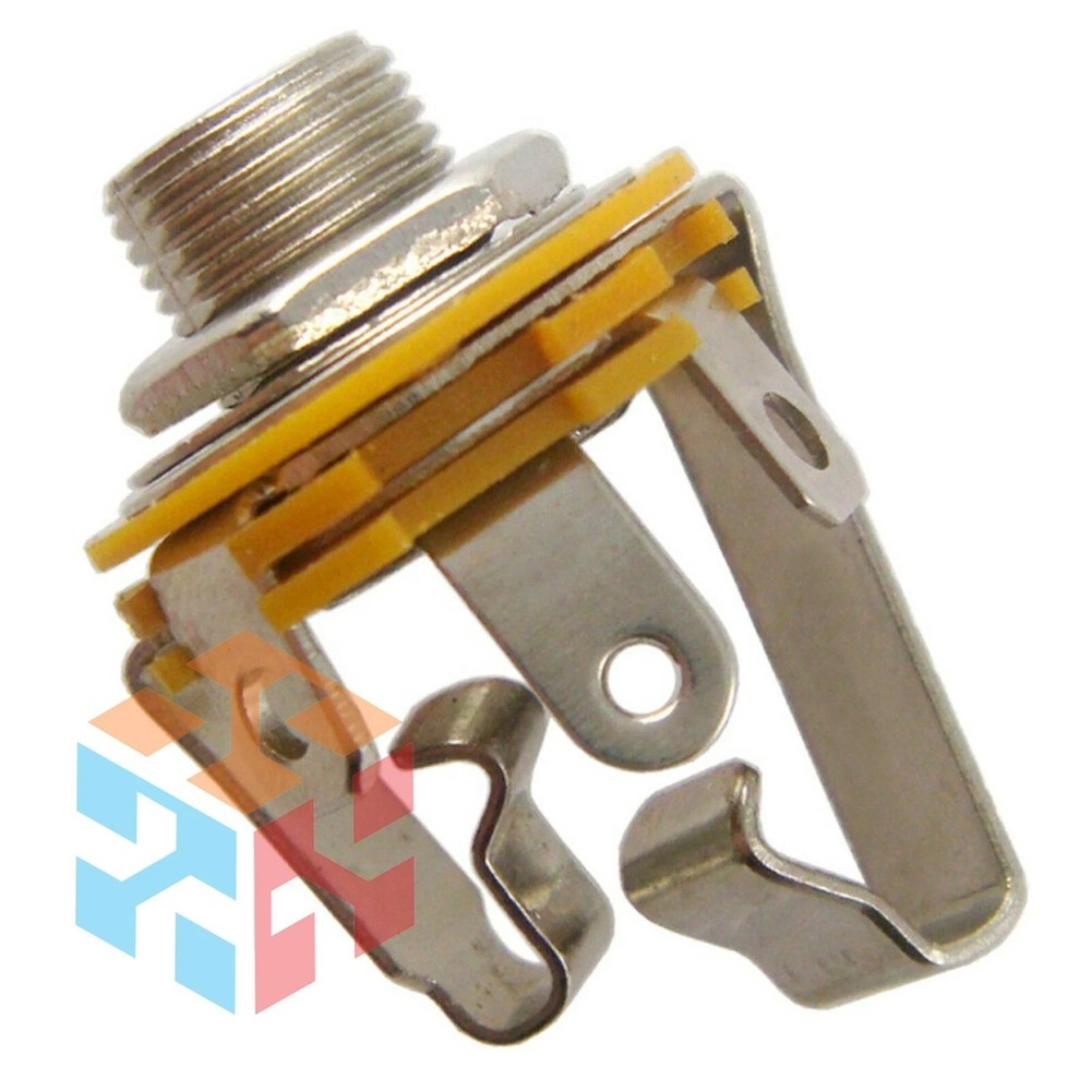 Electric Guitar Input Jack 6.35mm Stereo Active Pickup Output Socket Audio*