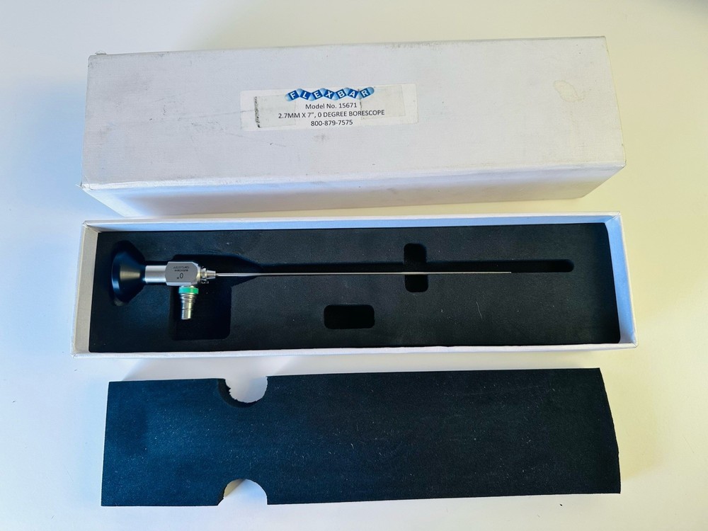 Flexbar 15671 Sharp-View Rigid Borescope | 2.7mm x 7" | 0° Direct View