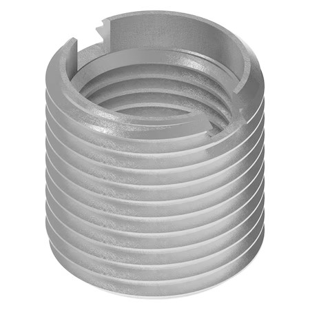 Thin Wall Self Locking Thread Insert, 1/2"-20 Int Thrd Sz, 18-8 Stainless