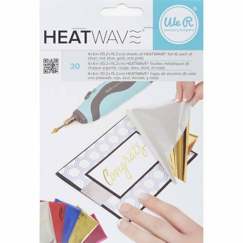 We R Memory Keepers HEATWAVE 4 x 6 in. Foil Sheets - Multicolor - 30 Sheets
