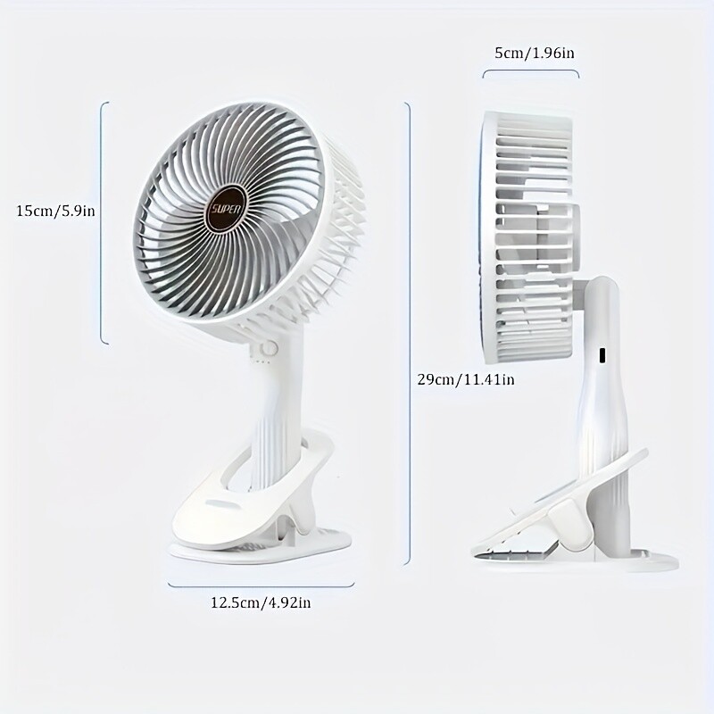 Portable multi-function fan Small personal cooler USB charging handheld fan