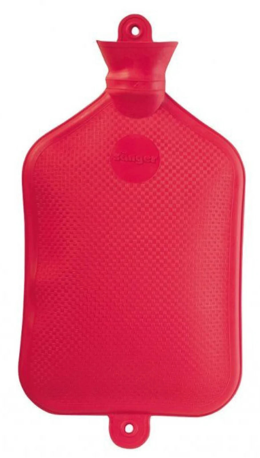 SANGER XXX-Large 3.0 Liter Rubber Hot Water Bottle in Red- Made in Germany