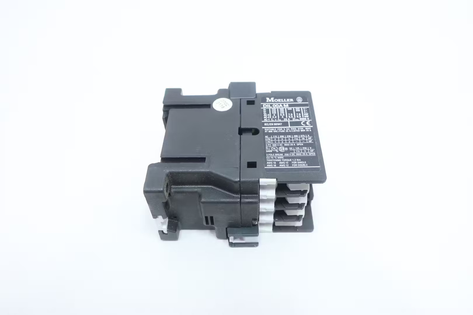 Moeller DIL00AM Contactor 20a 110-120v-ac