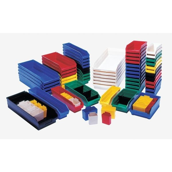 Quantum Storage Systems Qsb110bk Shelf Storage Bin, Polypropylene/Polyethylene,