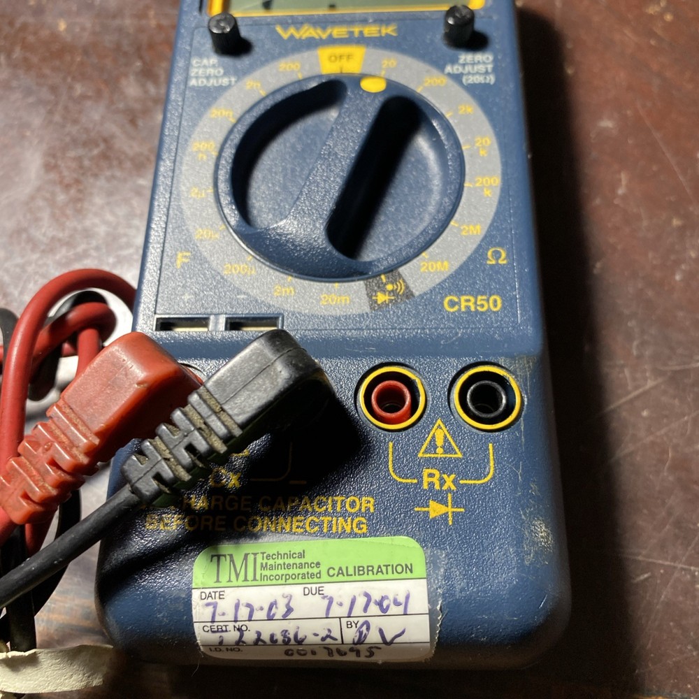 WAVETEK CR50 Full Range Capacitance & Resistance Meter
