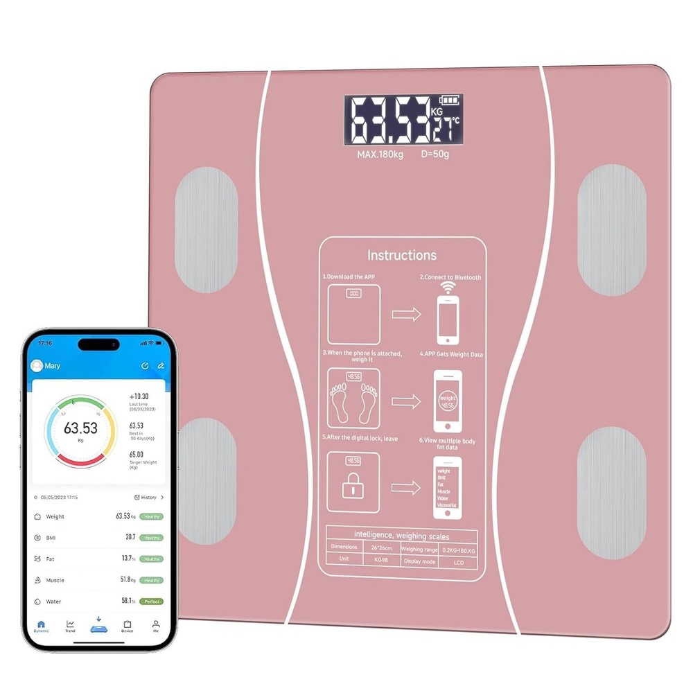 Intelligent Body Fat Scale, a Simple and Practical Digital Scale That can be ...