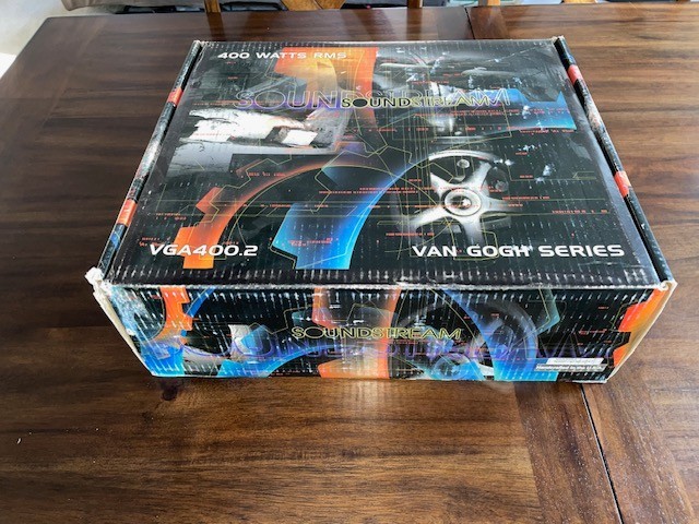 Soundstream Van Gogh VGA 400.2 Limited Edition New in the box RARE OLD SCHOOL
