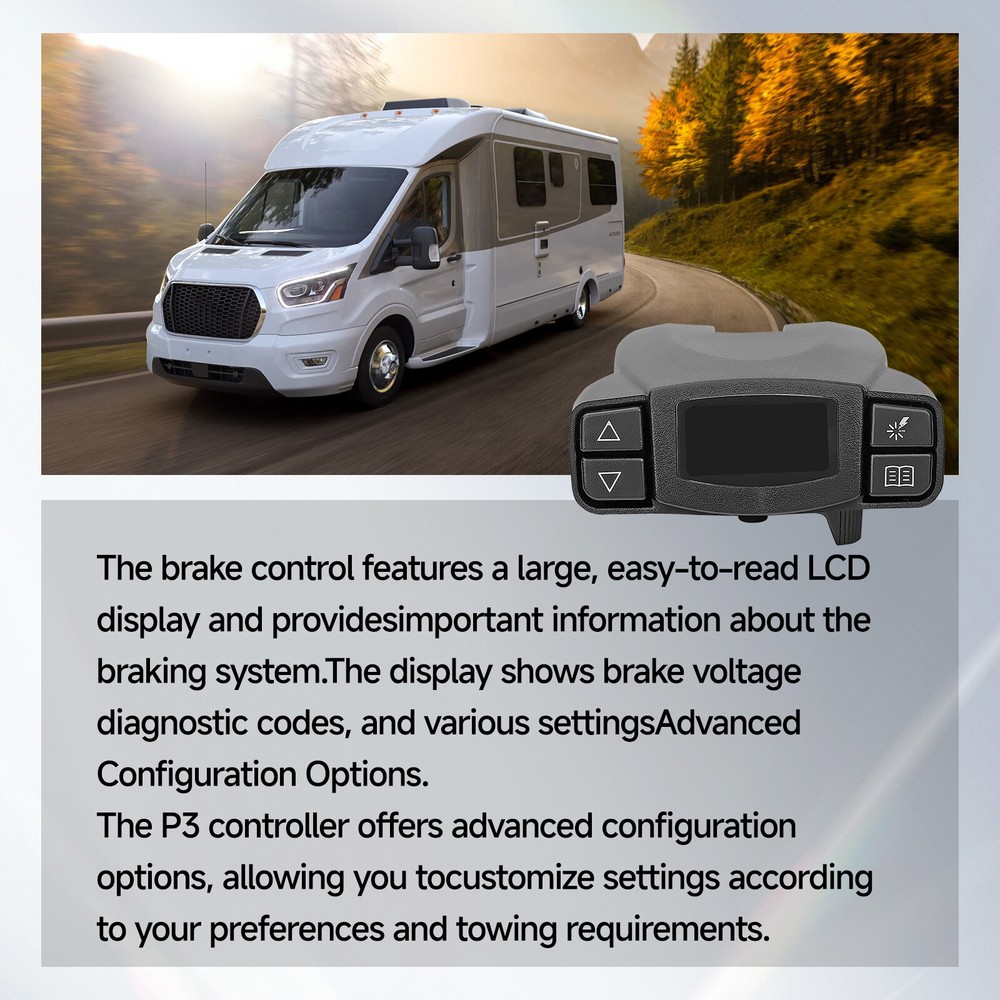 For Tekonsha P3 Prodigy 90195 Electric Trailer Brake Control Module Controller