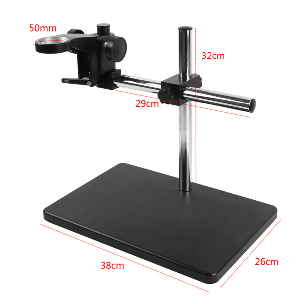 Adjustable Heavy-Duty Microscope Boom Stand with Multi-Axis Rotation