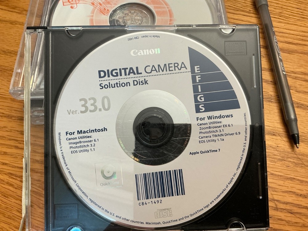 CANON DIGITAL CAMERA SOLUTION DISK VERSION 33.0 FOR WINDOWS AND MAC