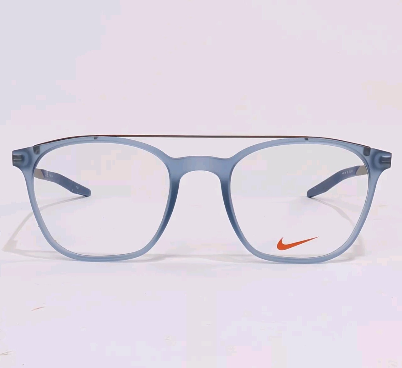 Nike Eyeglasses Frames 7281 401 Matte Ocean Fog 50-20-145 Aviator Full Frame
