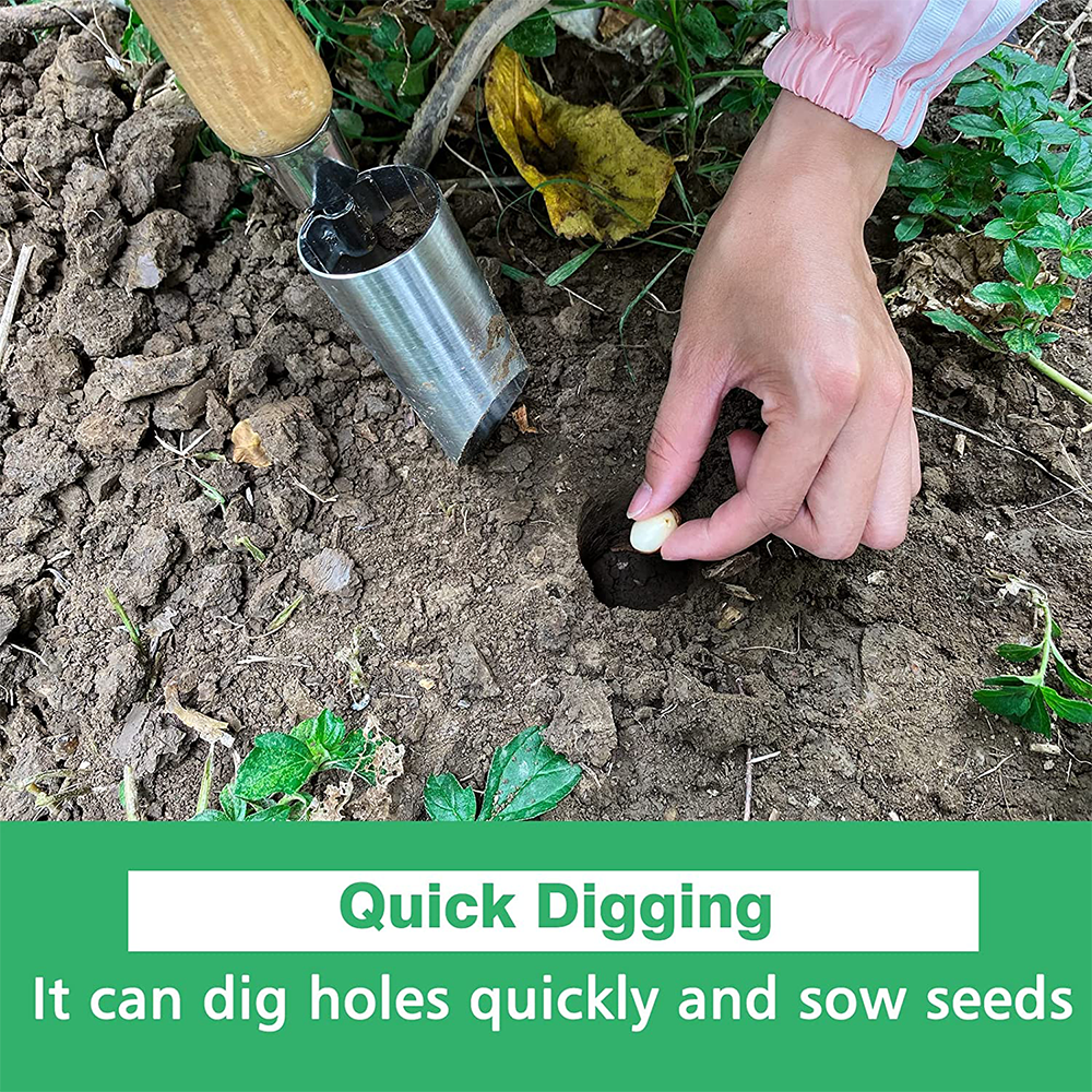 Berry&Bird Bulb Planter Garden Bulb Transplanter Manual Hole Digger for Planting