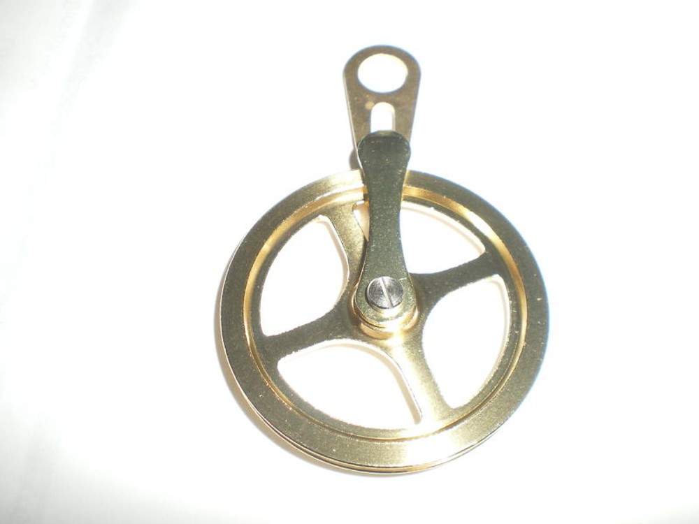 SOLID BRASS PULLEY FOR HERMLE 1 3/4 NEW CLOCK PART