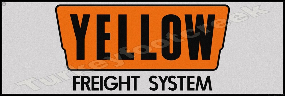 Yellow Freight System 6" x 18" Metal Sign