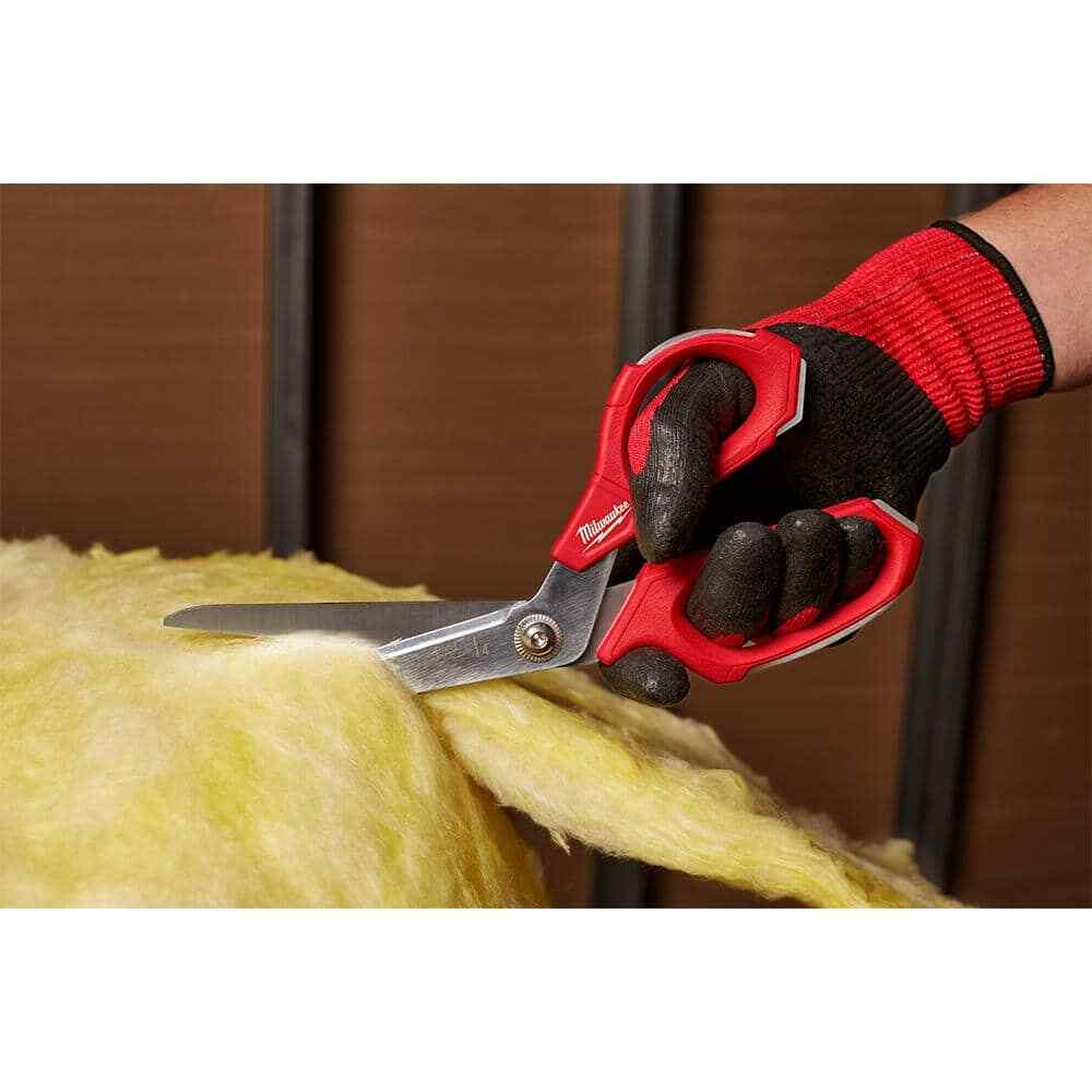 Milwaukee 48-22-4047 Job site Offset Scissors New Precision Sharp Blade Cutting
