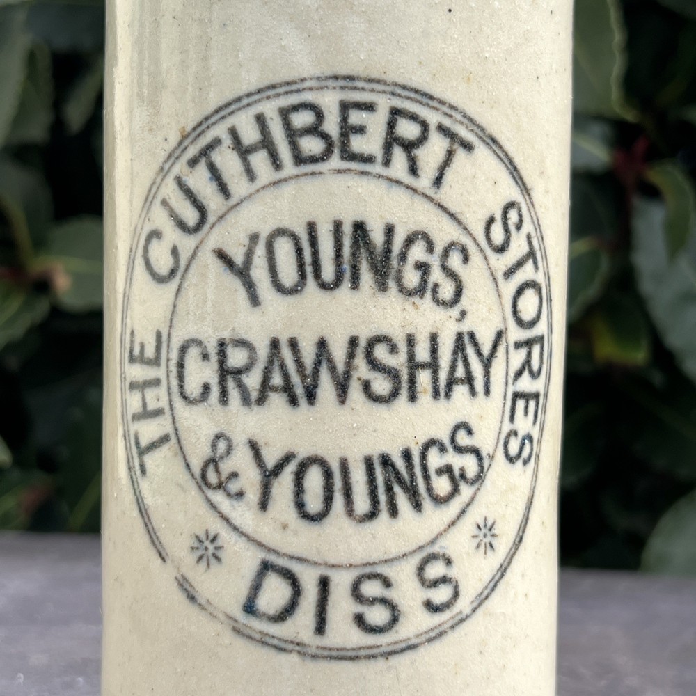 Cuthbert Stores Youngs, Crawshay & Youngs Diss Rustic Ginger Beer Bottle Décor