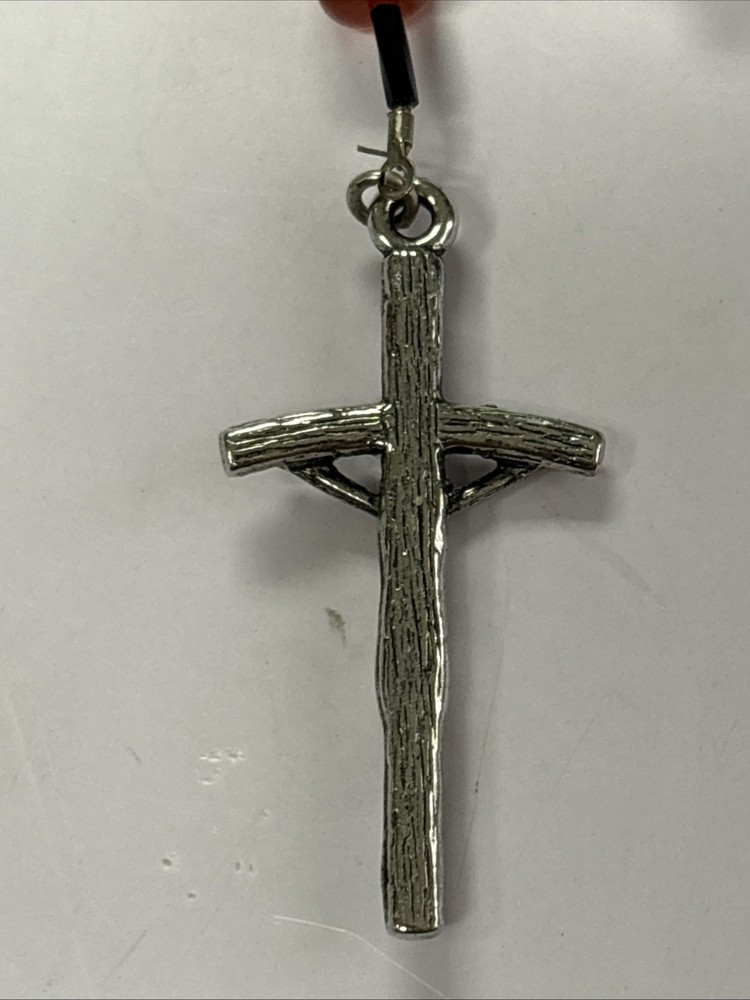 Camelian Stone Extra Long Rosary ~ READ DESCRIPTION