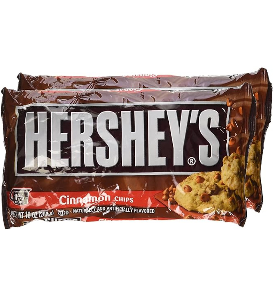 HERSHEY'S Cinnamon Baking Chips 10oz Bag - (2-Pack)