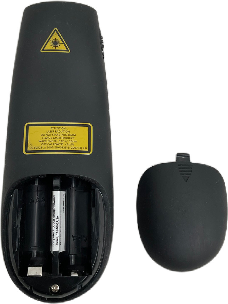 Kensington Black 4-Button Green Laser Pointer Class 2 Presentation Remote