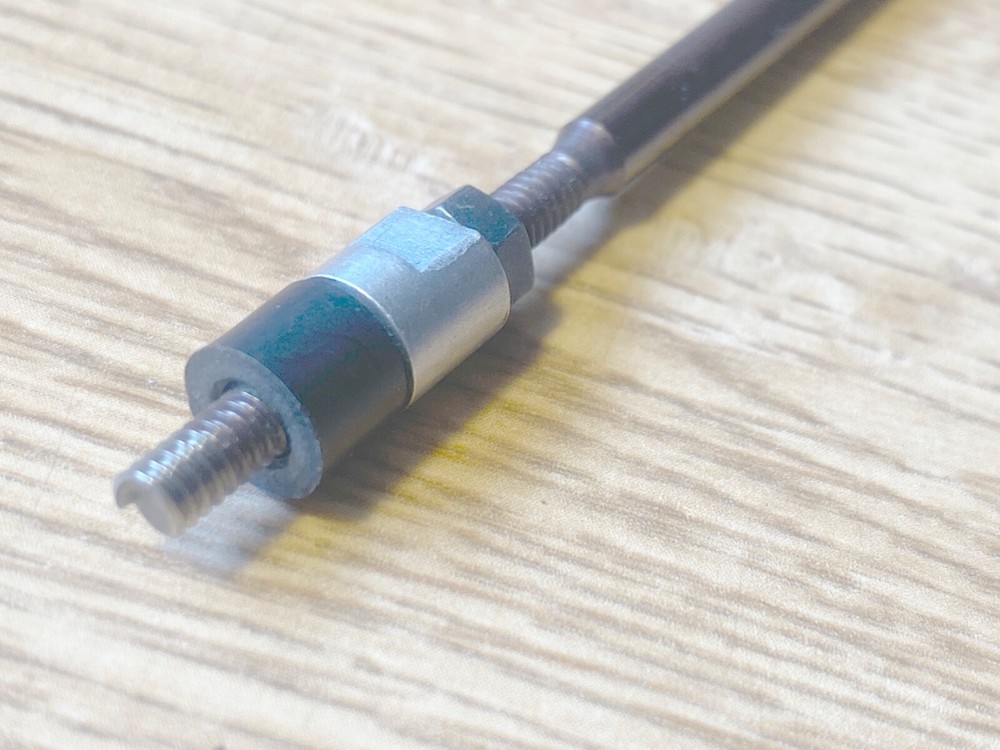 One 8-32 Heli-Coil Threaded Mandrel