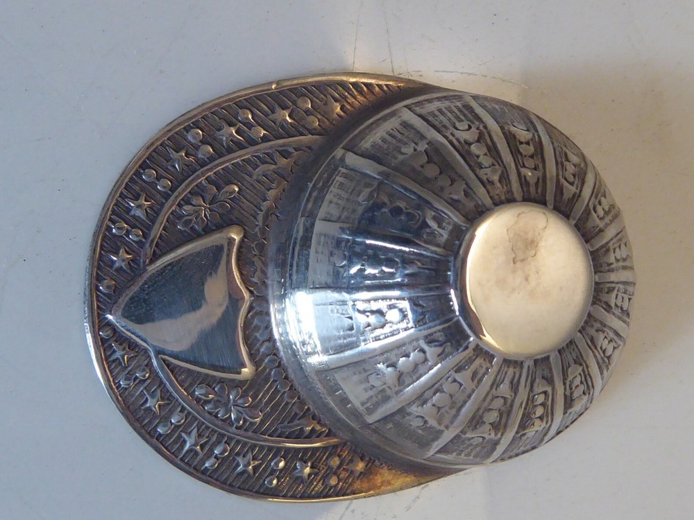 SILVER JOCKEY CAP CADDY SPOON
