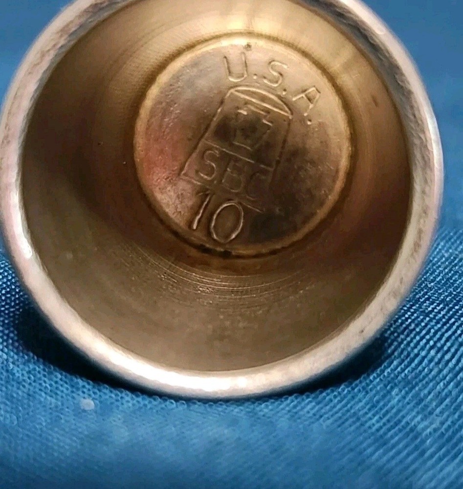 Antique Simons Bros Co Thimble Size 10 Fancy Border