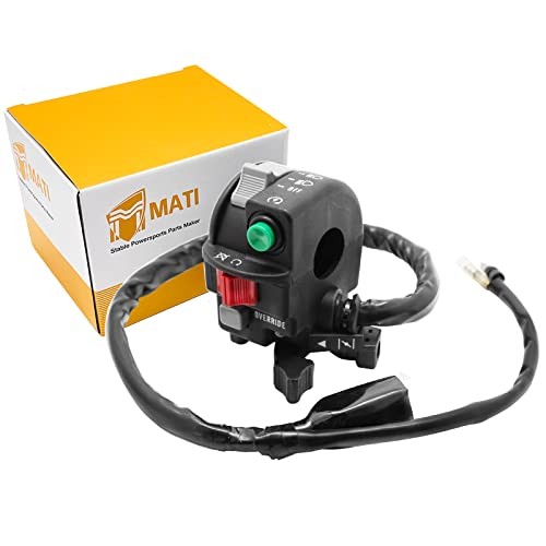 Handlebar Control Switch Button Start Stop Headlight Override for Kawasaki