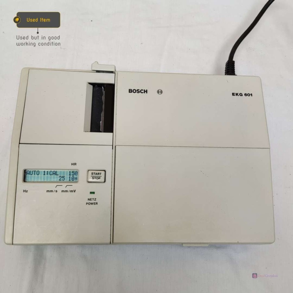 BOSCH EKG601 ELECTROCARDIOGRAPH WITH CABLES