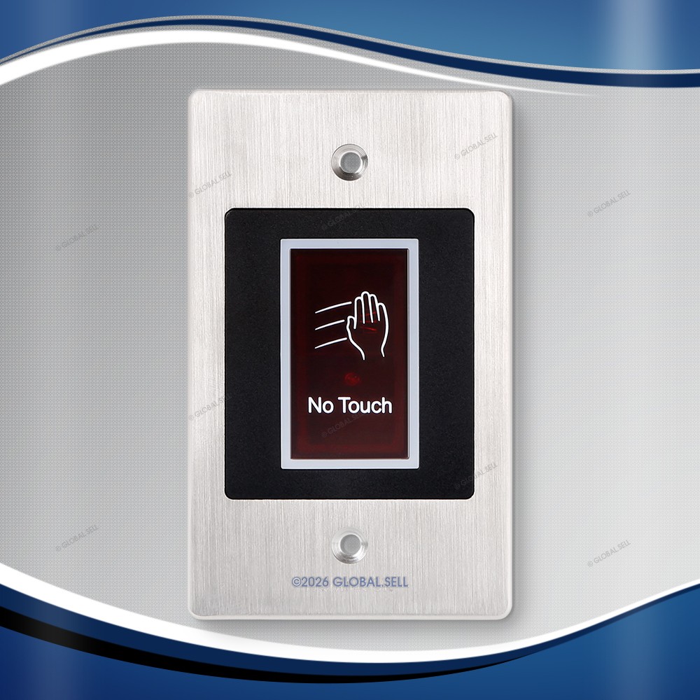 IR Touchless Switch LED No-Touch Exit Button For Door Open Access Control Lock